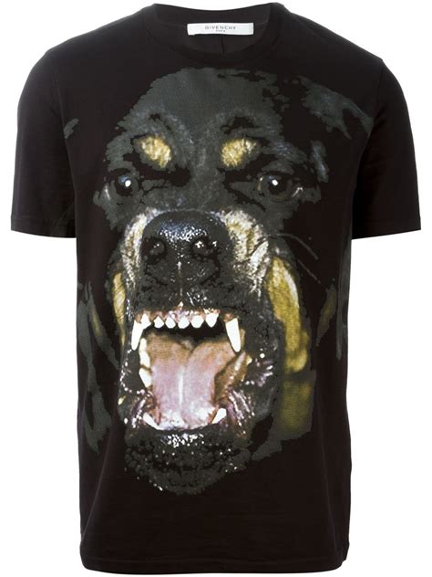 givenchy mens t shirt dog|givenchy rottweiler shirt price.